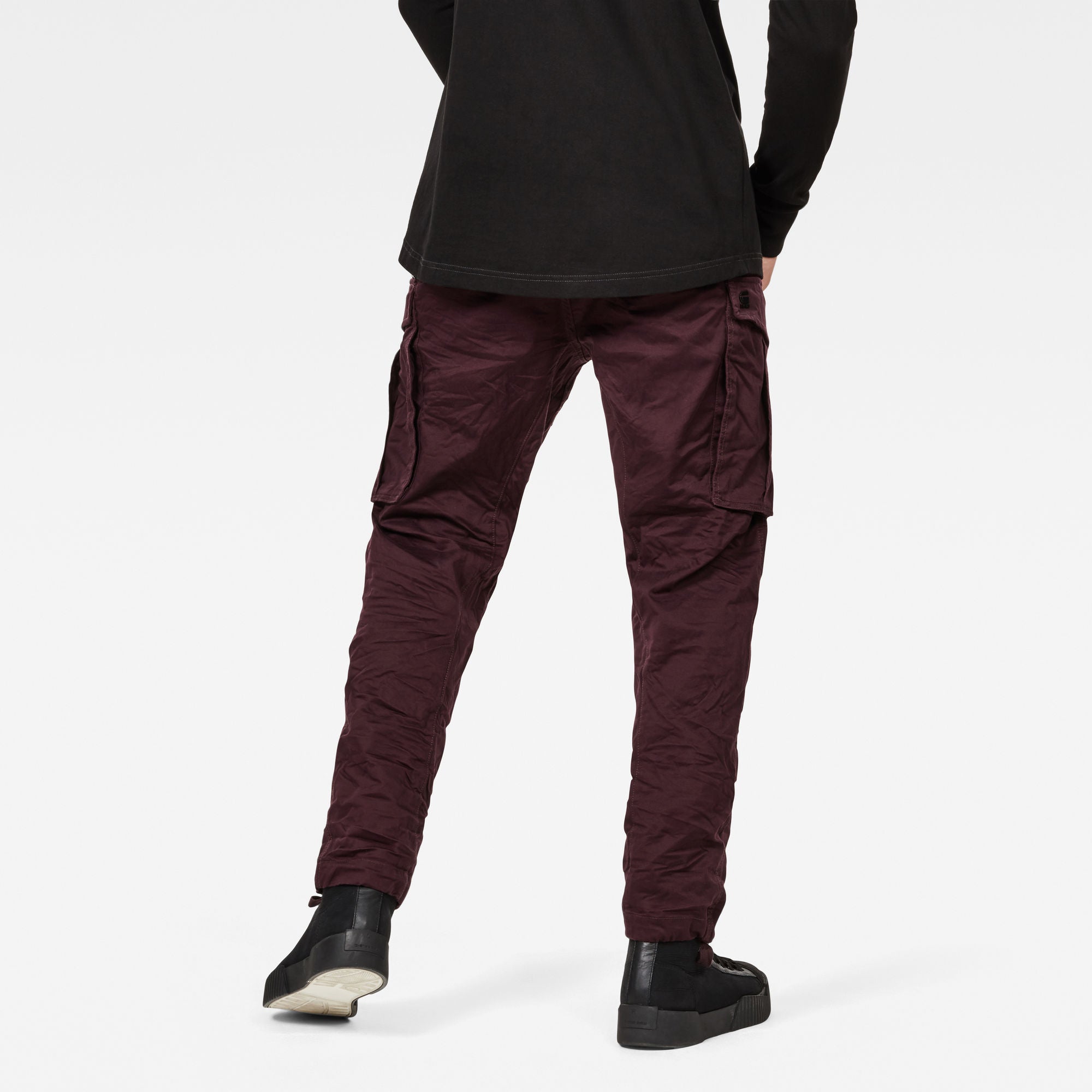 G-Star Raw Regular Tapered Pants In Chocolate Plum