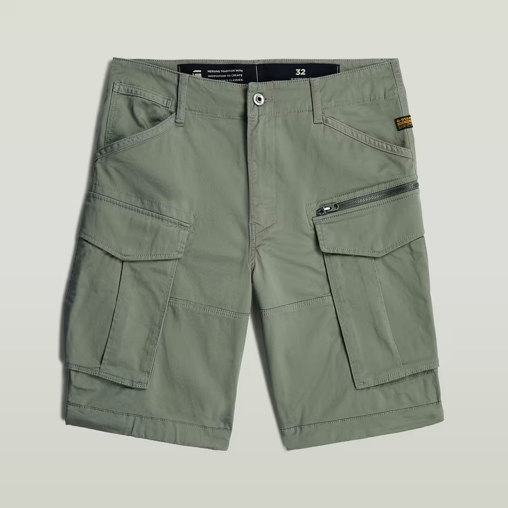 G-Star Raw Mens Rovic Zip Relaxed Shorts In Light Orphus