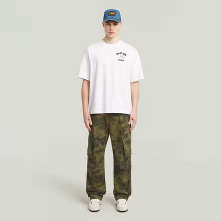 G-Star Raw Mens Running Dog Back Gr Boxy T-Shirt White