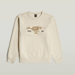 G-Star Mens Whitebait Running Dog Sweatshirt