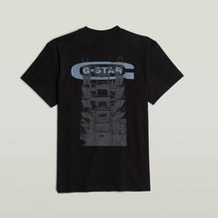 G-Star Raw D25141 Mens Scaffolding Back T-Shirt Black