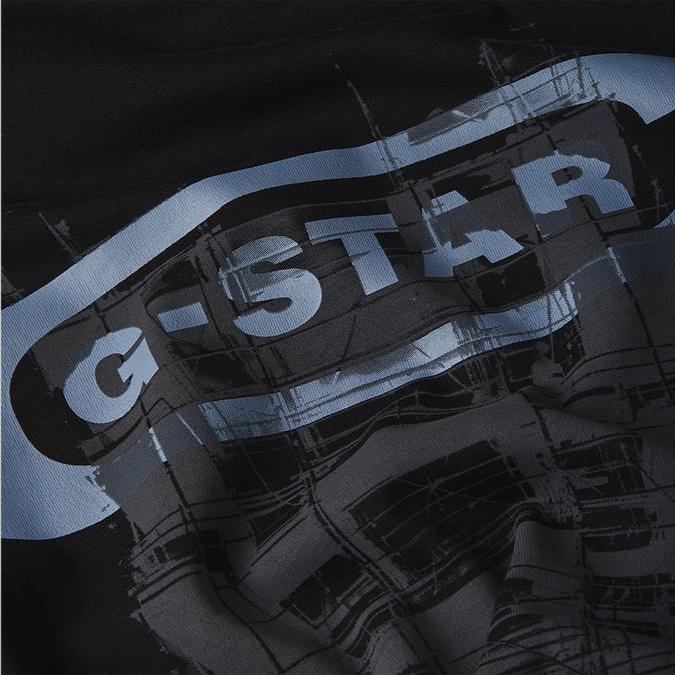 G-Star Raw D25141 Mens Scaffolding Back T-Shirt Black