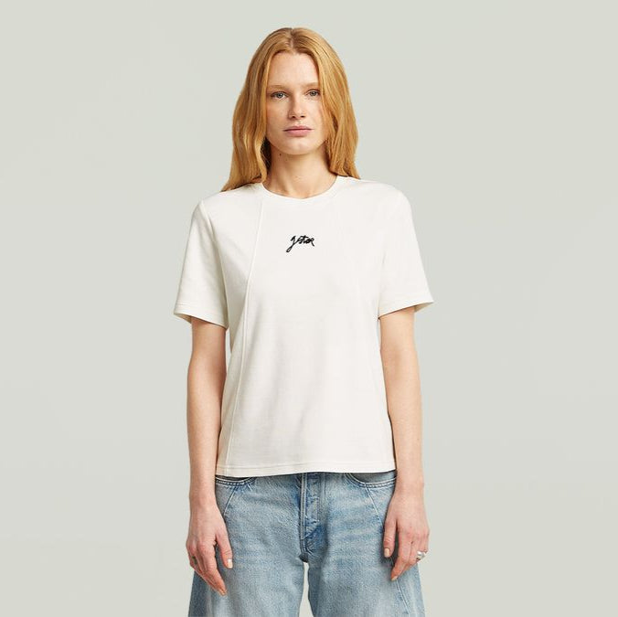 G-Star Womens Milk Script T-Shirt