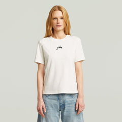 G-Star Womens Milk Script T-Shirt