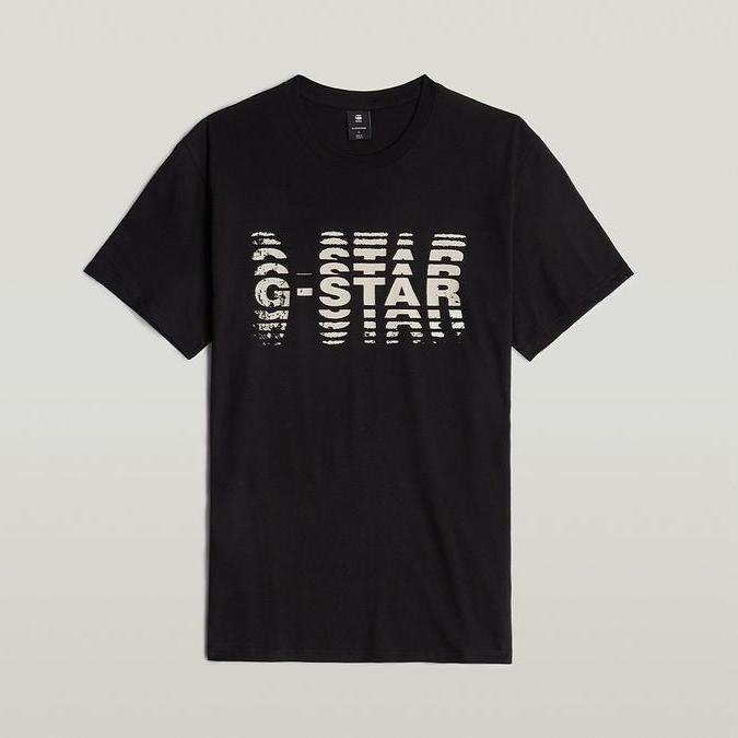 G-Star Raw D25140 Mens Shattered Gr T-Shirt Dark Black