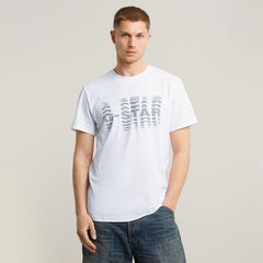 G-Star Raw D25140 Mens Shattered Gr T-Shirt White