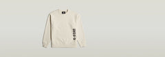 G-Star Raw White Sprayed 89 Gr Loose R Sweater