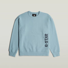 G-Star Mens  Ash Blue Sprayed 89 Loose Sweatshirt