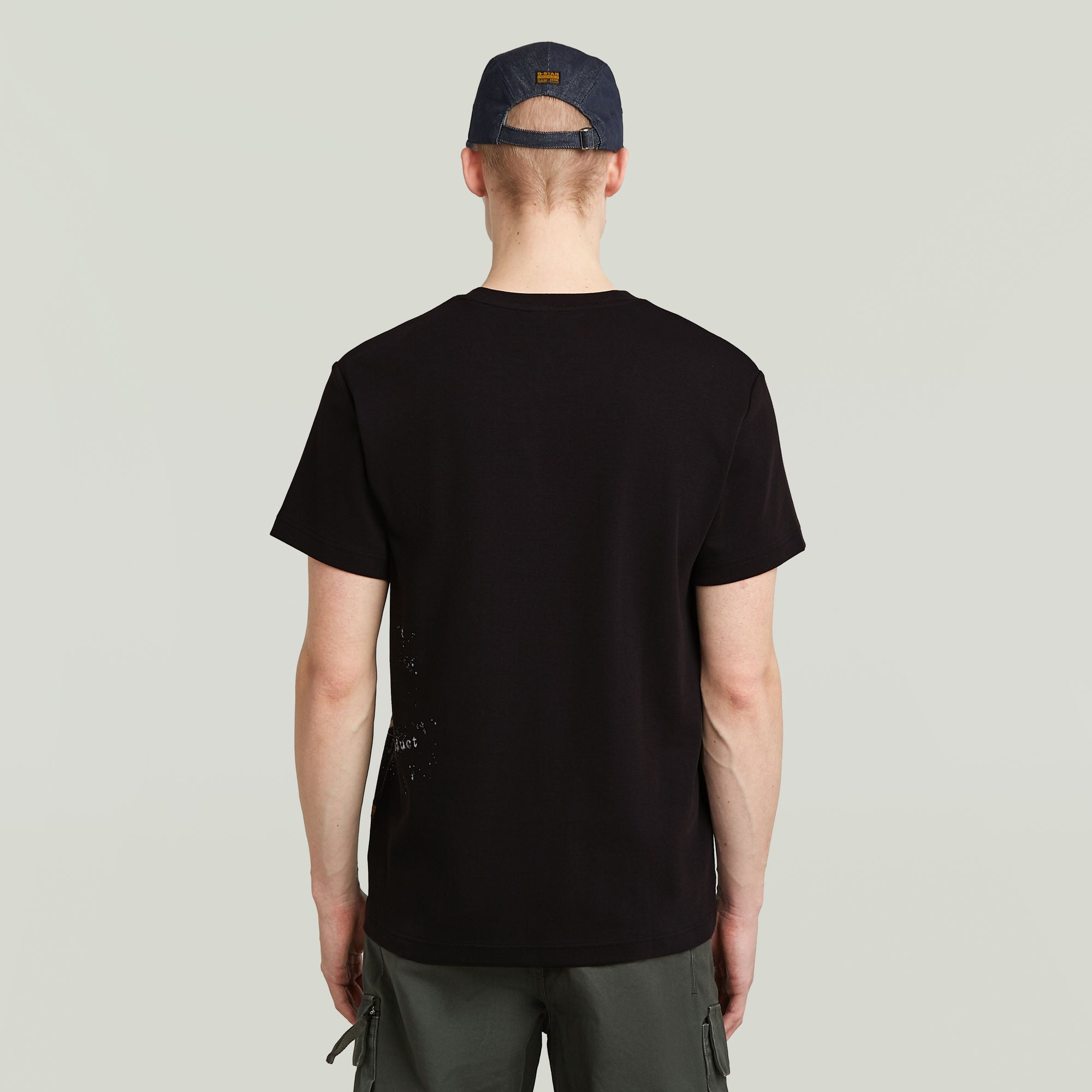 G-Star- Raw Men Sprayed T-Shirt In Black