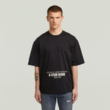G-Star Raw Mens Studio AMS Boxy T-Shirt In Black
