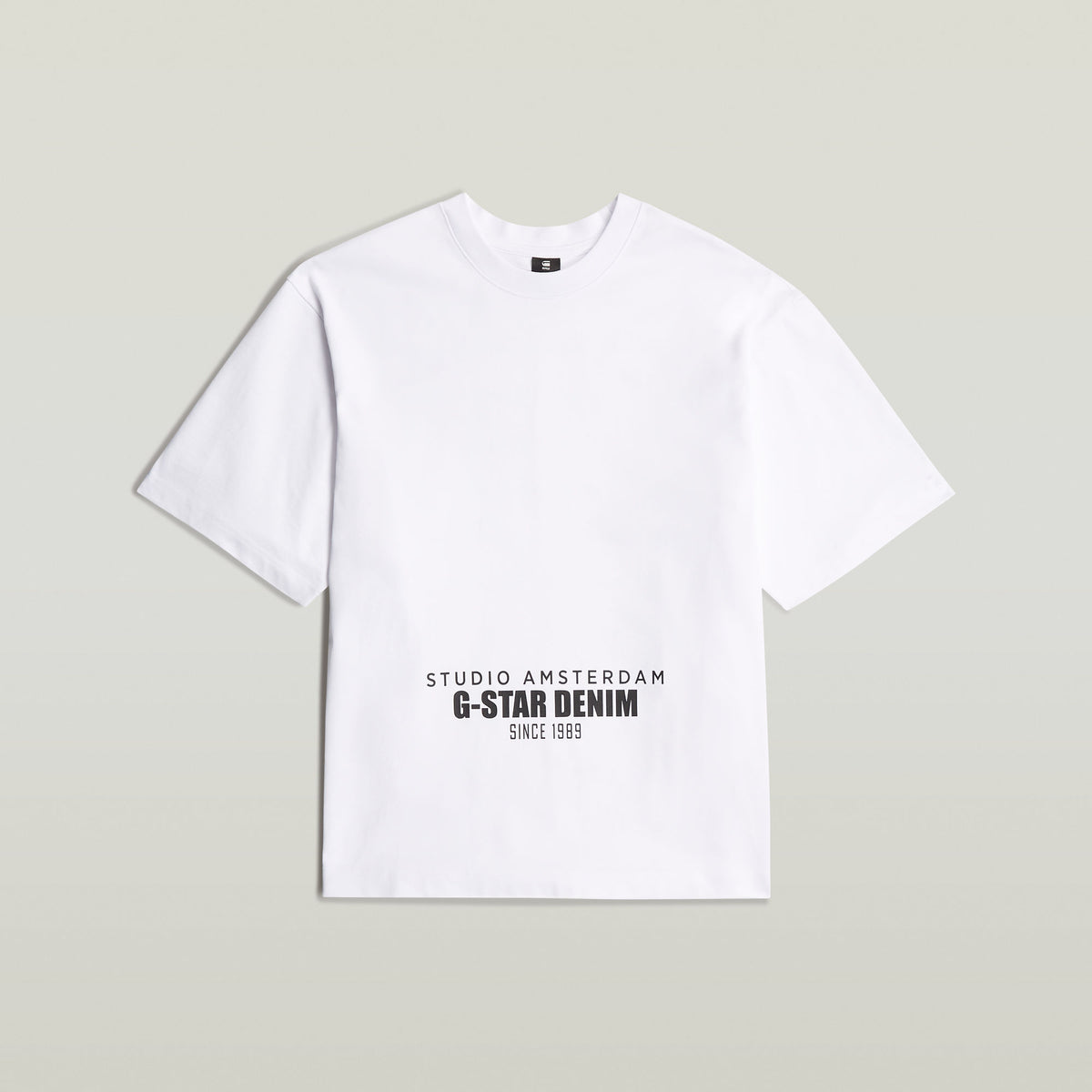 G-Star Raw Mens Studio AMS Boxy T-Shirt In White