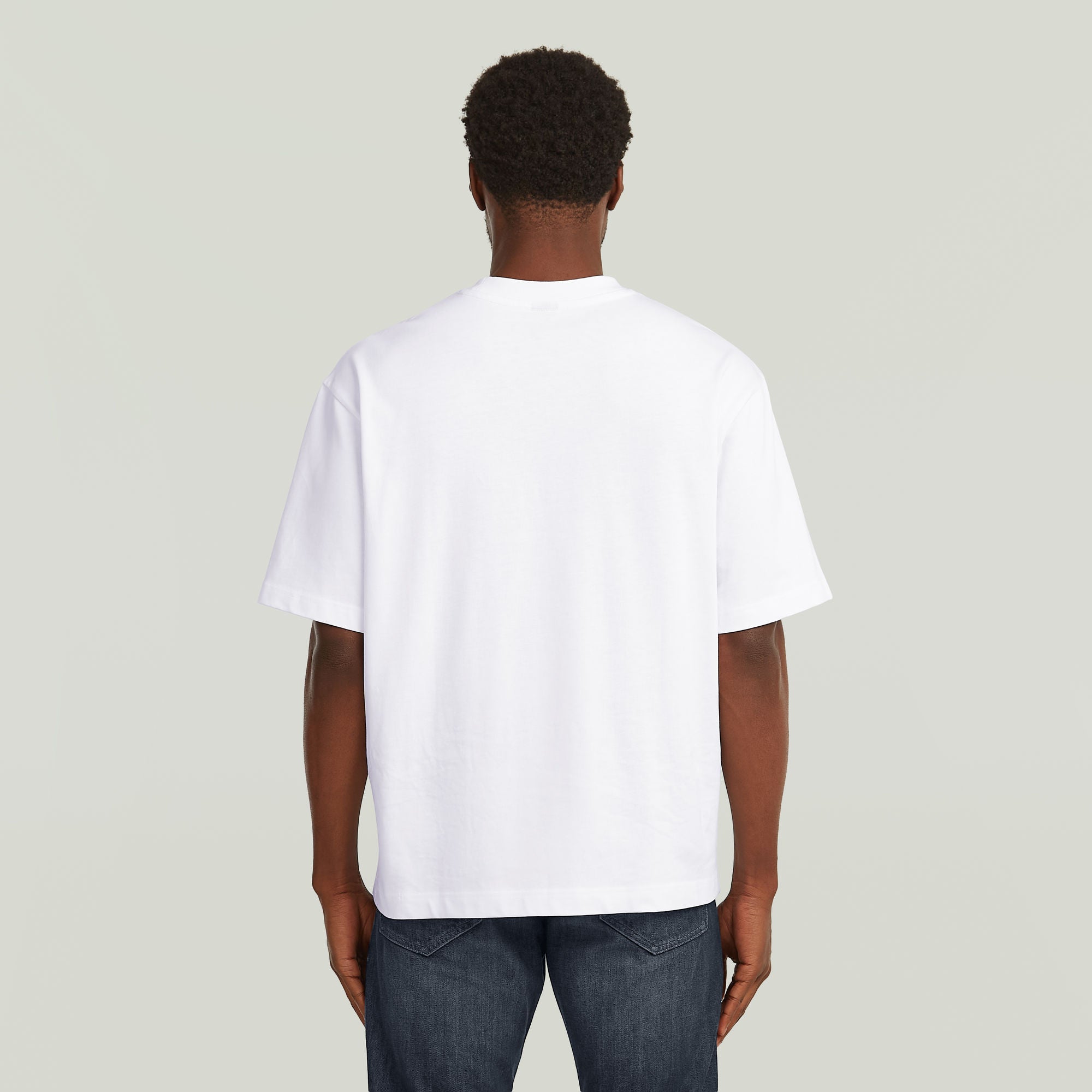 G-Star Raw Mens Studio AMS Boxy T-Shirt In White