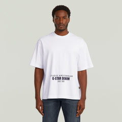 G-Star Raw Mens Studio AMS Boxy T-Shirt In White