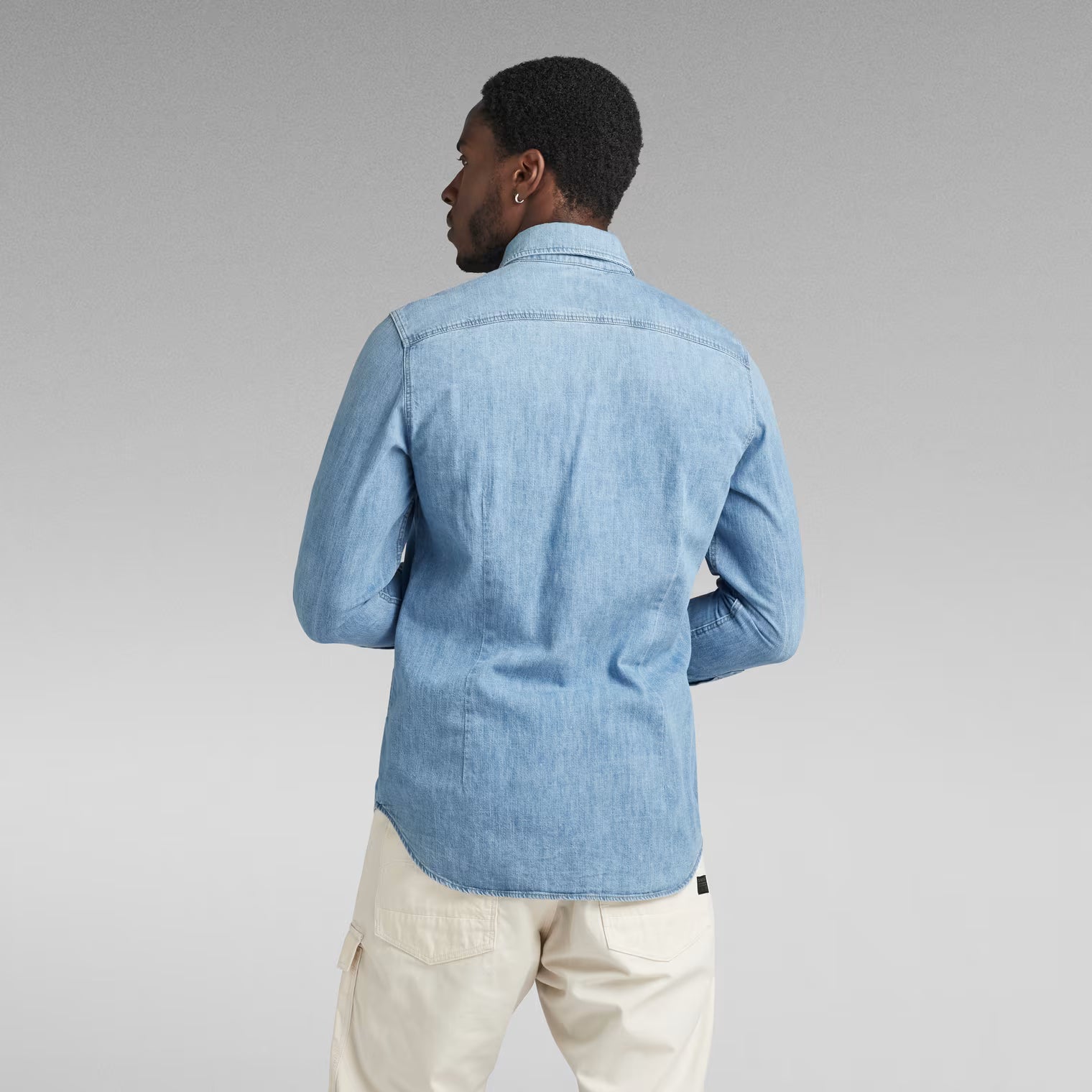 G-Star Raw Slim Shirt In Medium Age