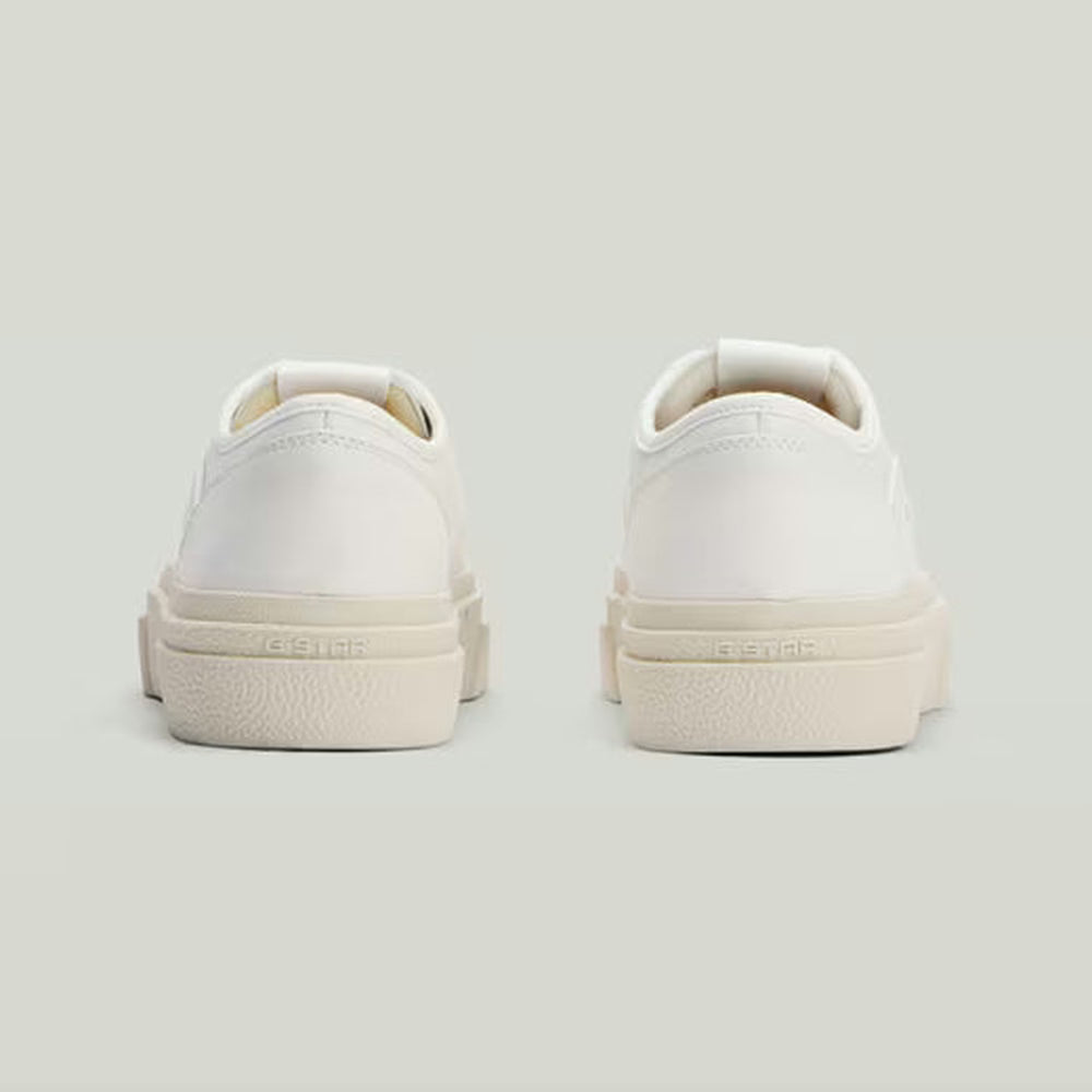 G-Star Womens Vodan Leather Shoes In White