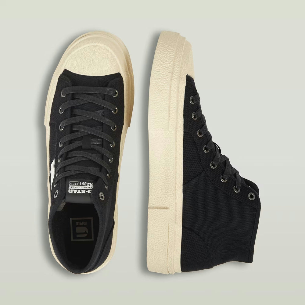 G-Star Mens Vodan Mid Bsc Shoes In Black