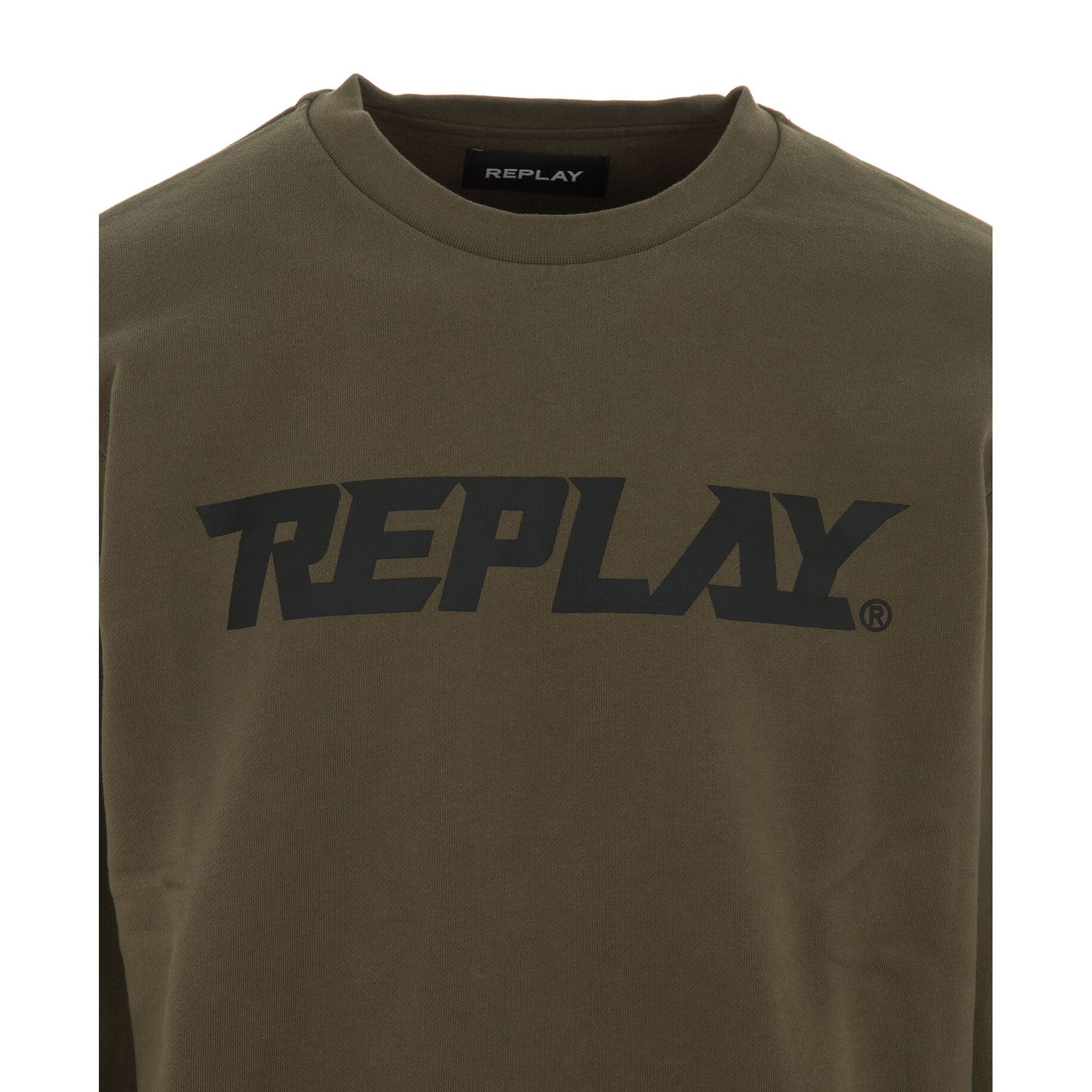 Replay M6705 21842 Sweat Top 928 Olive