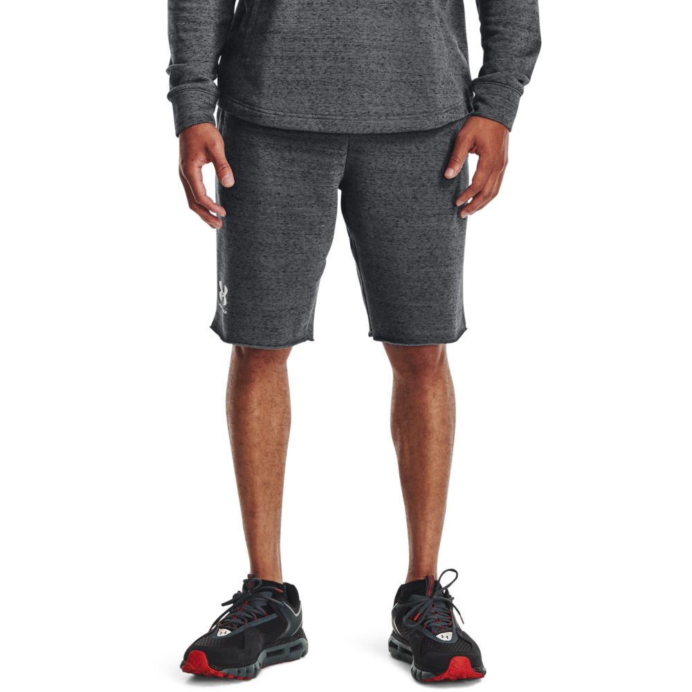 Under Armour Mens Rival Terry Short In Grey