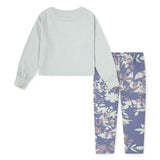 Nike Printed Club Ls Legging Set  Indigo