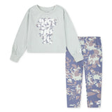 Nike Printed Club Ls Legging Set  Indigo