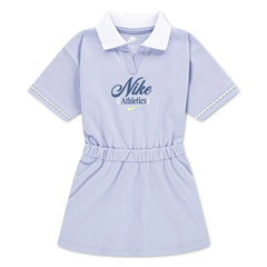 Nike Girls Tennis Lifestyle Short Sleeves Dress In Ghost