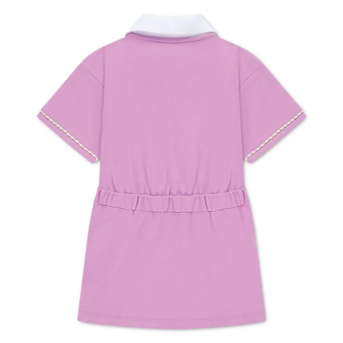 Nike Girls Tennis Lifestyle Short Sleeves Dress In Light Magenta