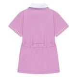Nike Girls Tennis Lifestyle Short Sleeves Dress In Light Magenta