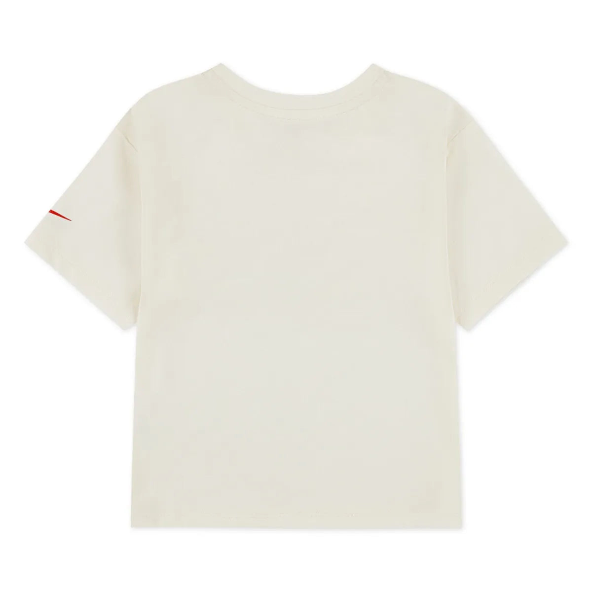 Nike Kiddies Girls Cherry Boxy Tee T-Shirts In Soft Pearl
