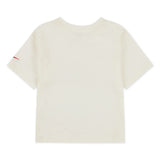 Nike Girls Cherry Boxy Tee T-Shirts In Soft Pearl