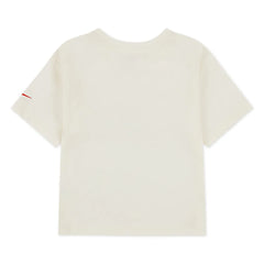 Nike Girls Cherry Boxy Tee T-Shirts In Soft Pearl