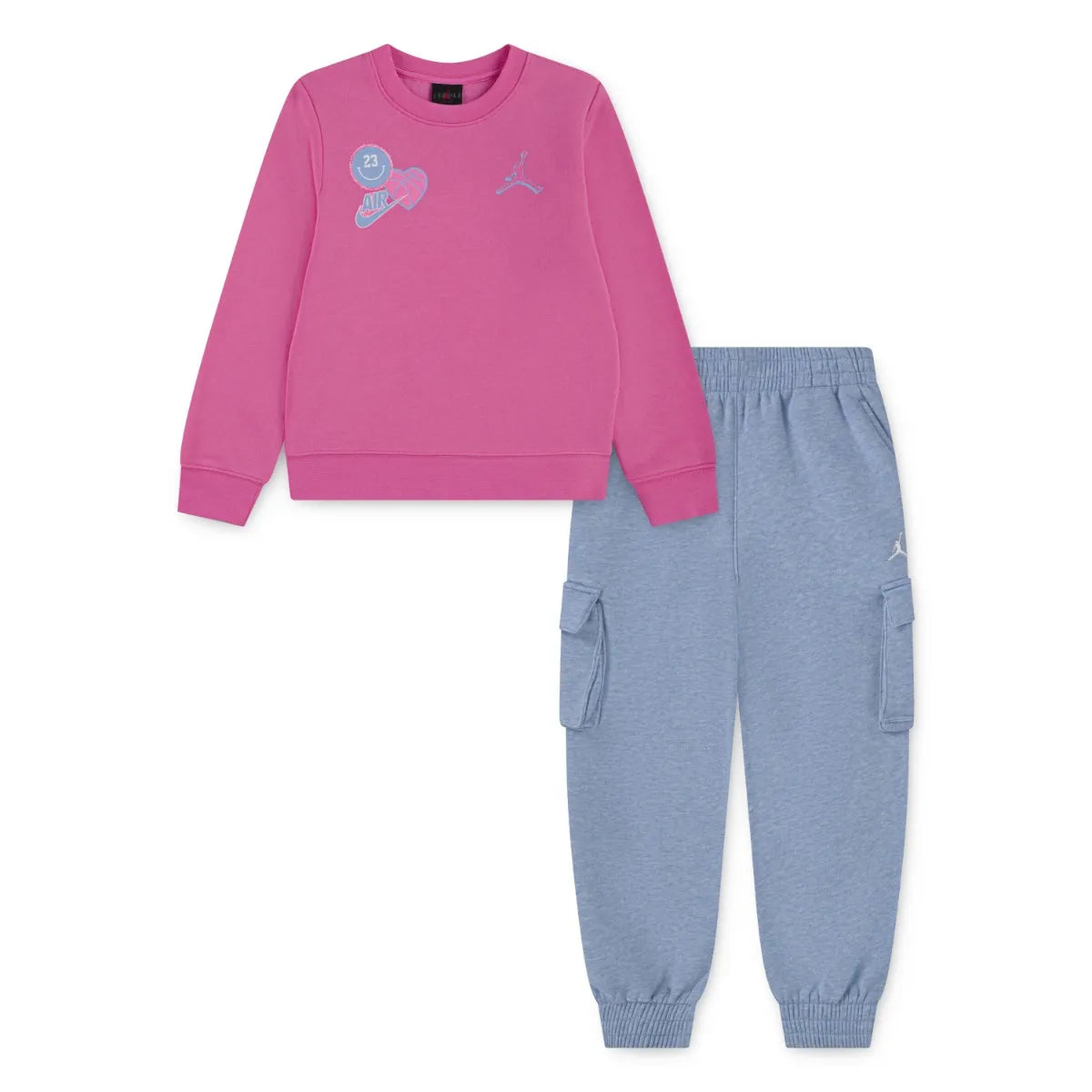 Jordan Girls 2-piece set Pink and Blue