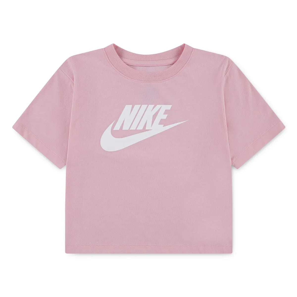 Nike Girls Hbr Club Boxy Tee T-Shirt In Meduim Soft Pink