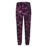 Jordan Girls Essentials AOP Fleece Pant In Black/Pink