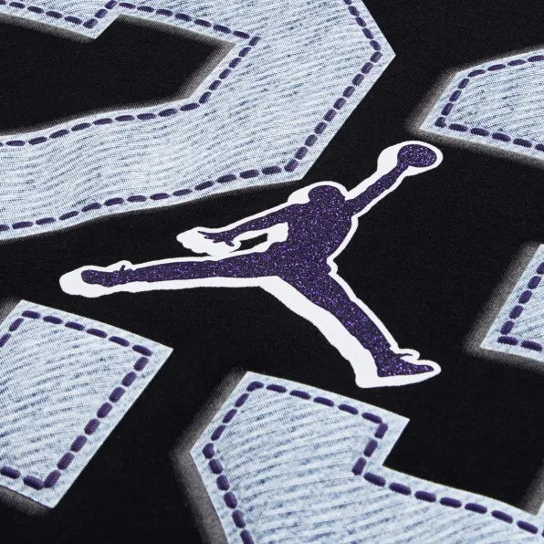 Jordan Blue Jeans & Bling Ss Tee Black