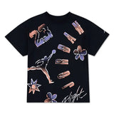 Jordan Girls Throwback T-shirt In Black