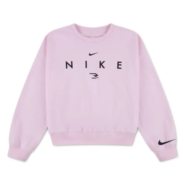 Nike Girls Graphic Sweatshirt In Pink
