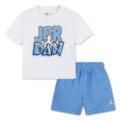 Jordan Boys MJ The Greatest Speckle Set In Blue And White