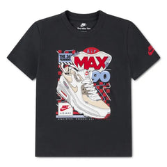 Nike Boys Air Max Sneaker Tee T-Shit In Dark Grey