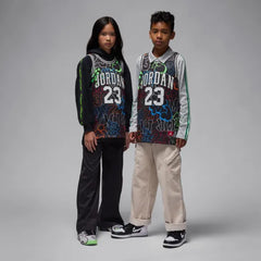 Jordan Boys 23 Aop Jersey Black