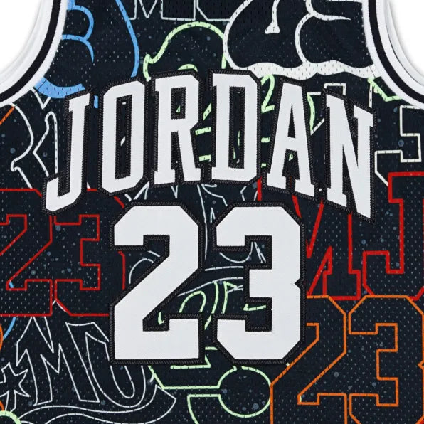 Jordan Boys 23 Aop Jersey Black