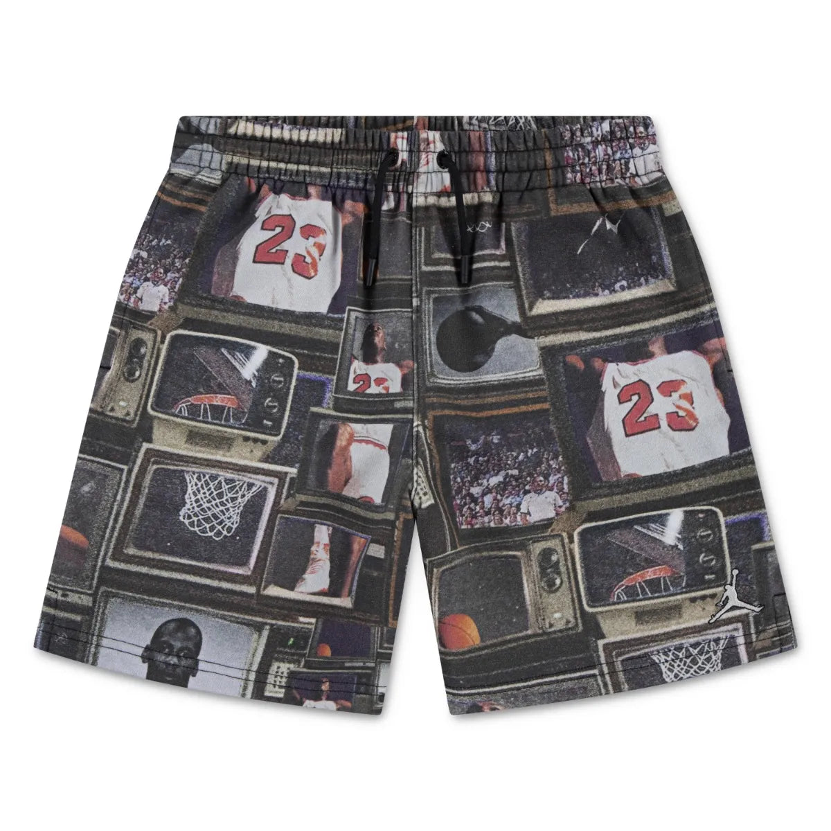 Jordan Boys Brooklyn Aop Shorts In Black Multi