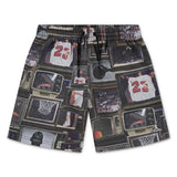 Jordan Boys Brooklyn Aop Shorts In Black Multi