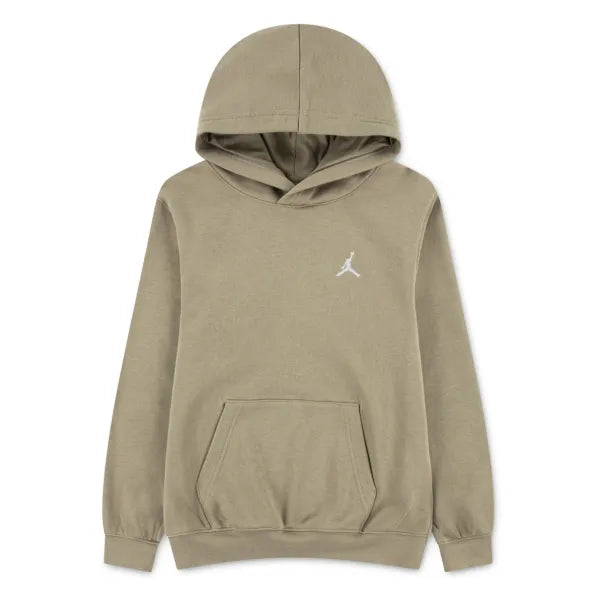 Jordan Boys French Terry Pull Over Hoodie In Khaki