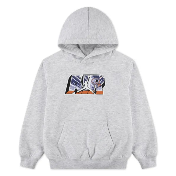 Jordan Boys Air Post Card Poll Over Hoodie In Birch