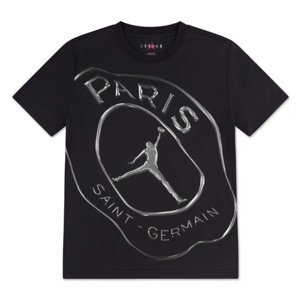 Jordan Boys MJ PSG Pracice T-shirt In Oil Grey