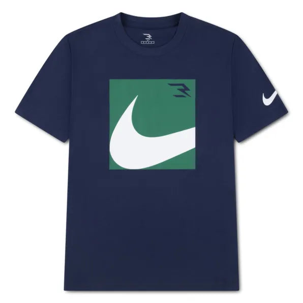 Nike Boys Boxed Swoosh T-Shirt In  Navy