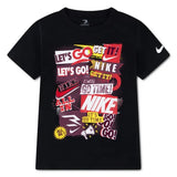 Nike Boys Collage T-Shirt In  Black