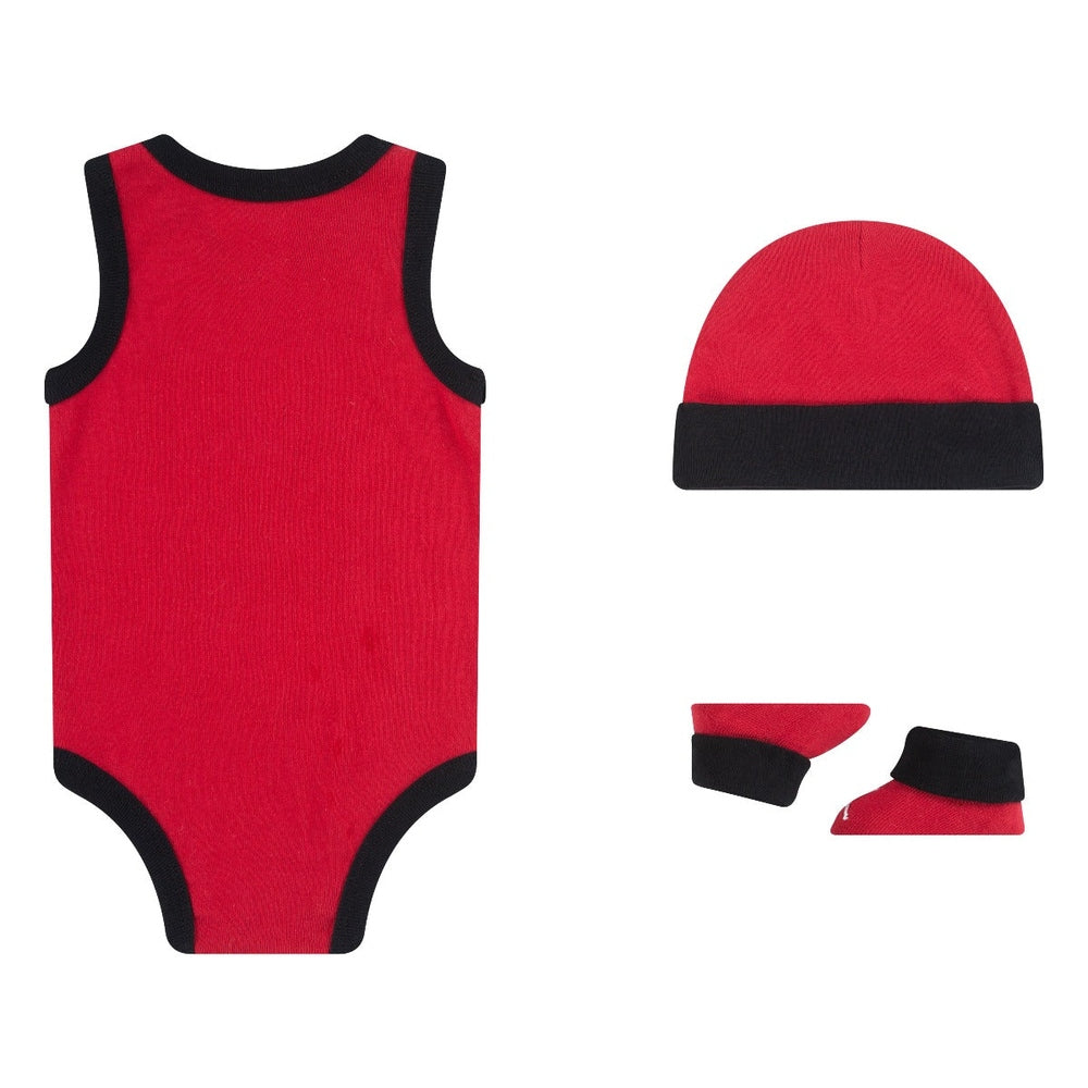 Jordan Boys 23 Jersey 3 Piece Set In Gym Red