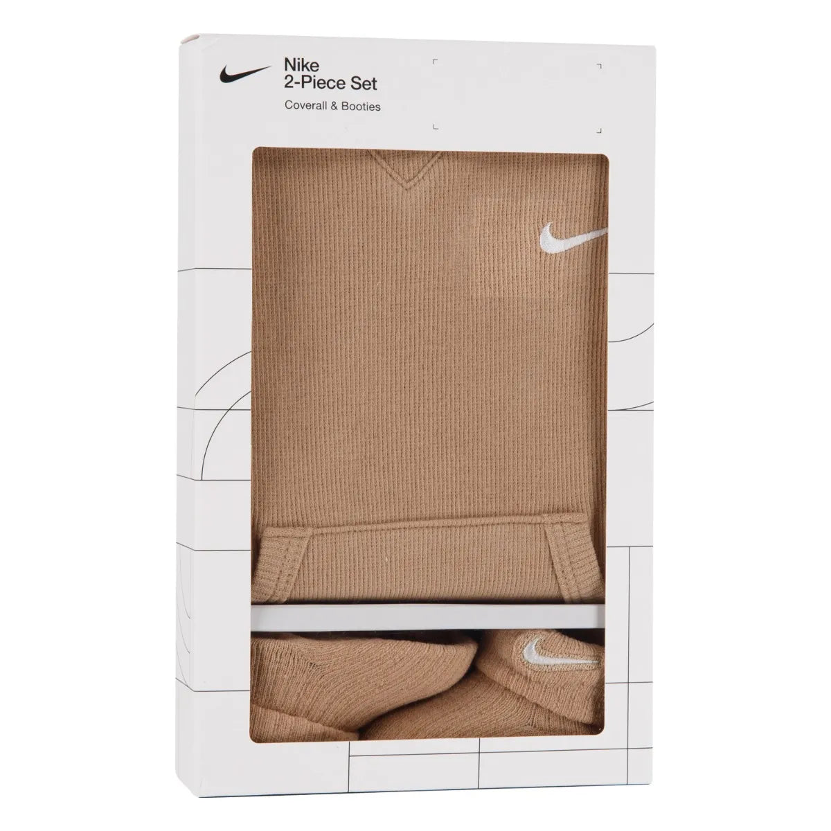 Nike Unisex Romper & Socks In Hemp