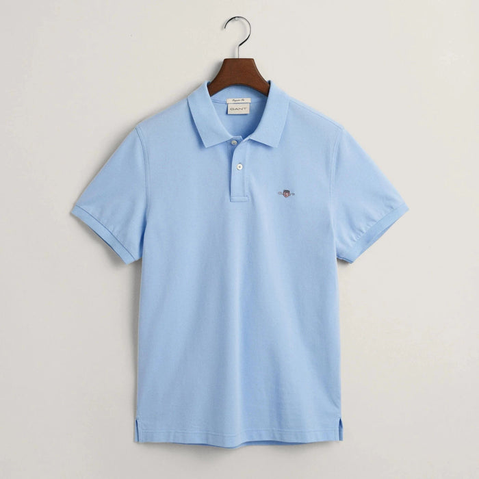 Gant Regular Shield Ss Pique Light Blue